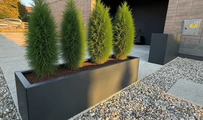 Large outdoor flower pots