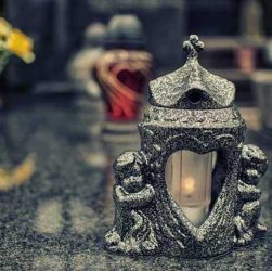 LED grave candles